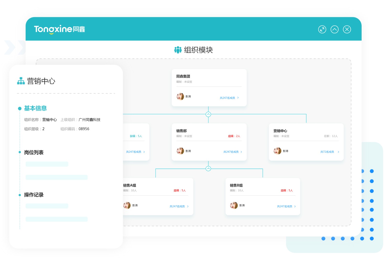 HR系统组织模块