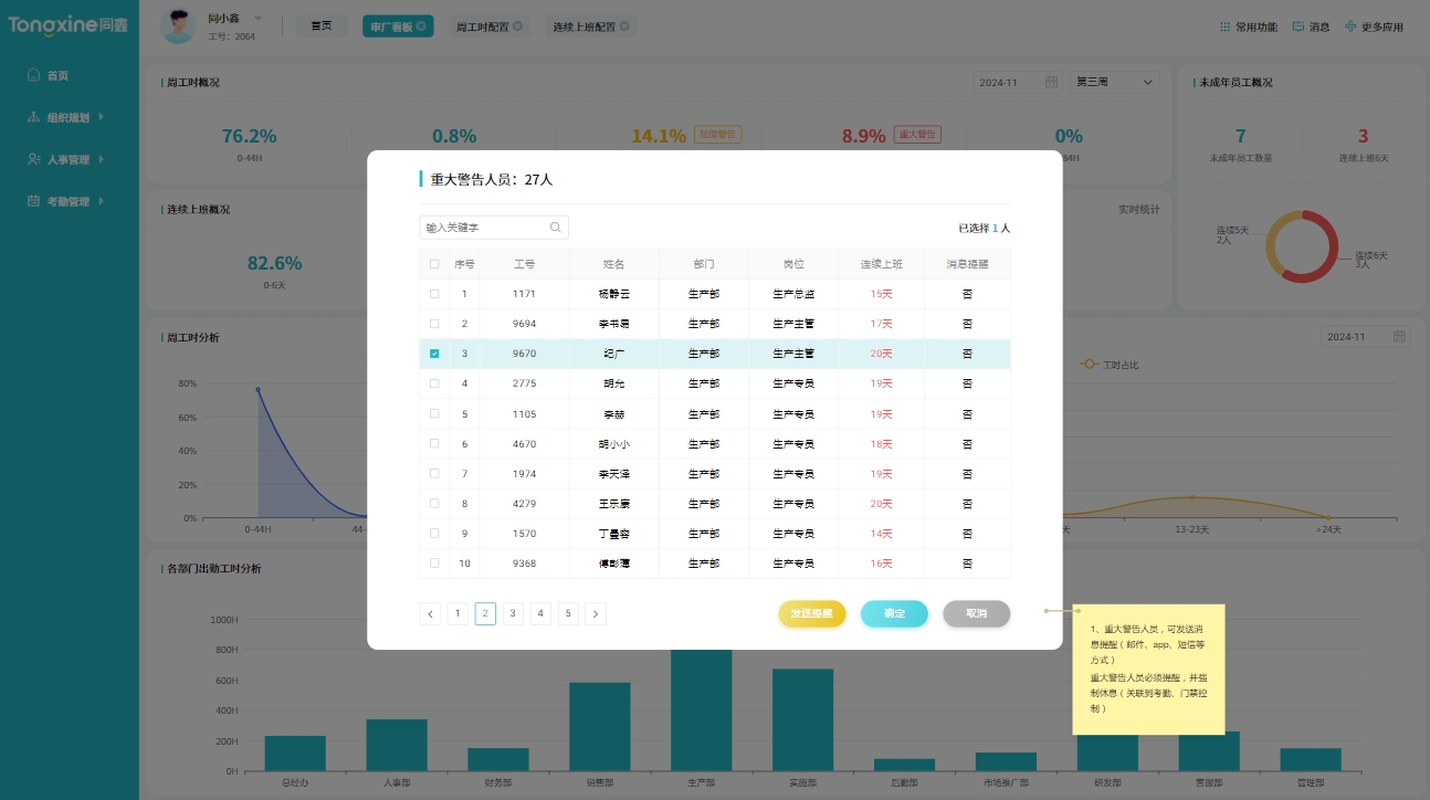 验厂考勤系统